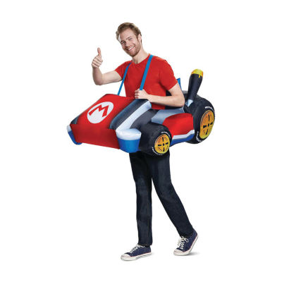 Mens Kart Inflatable Super Mario Costume