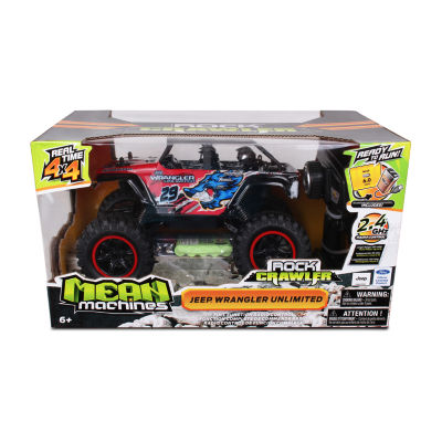 Mean Machines Rock Crawler Remote Controlled Jeep Wrangler