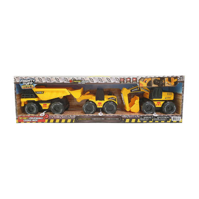 Mighty Tuff Crew Lights And Sounds 3-Pack Vehicles Set