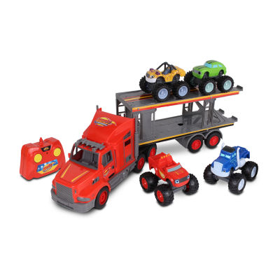 Nkok Blaze And The Monster Machines Rc - Transporter With Monster Machines Trucks