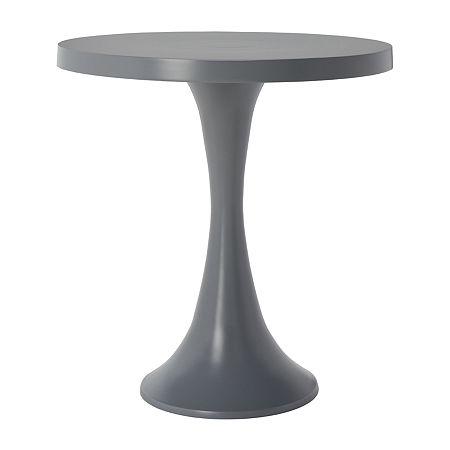 Galium Aluminum Side Table, One Size, Gray