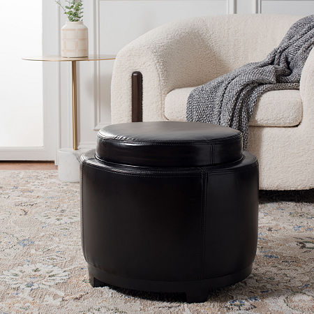 Safavieh Accent Ottoman Ottoman, One Size, Black