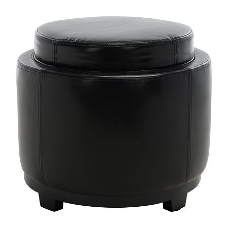 Safavieh Accent Ottoman Ottoman, One Size, Black