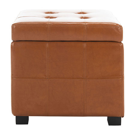 Safavieh Maiden Accent Ottoman Ottoman, One Size, Brown