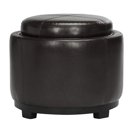 Safavieh Chelsea Accent Ottoman Ottoman, One Size, Brown