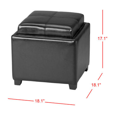 Harrison Tray Storage Ottoman