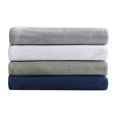 Eddie Bauer Veriegated Weave Cotton Blanket