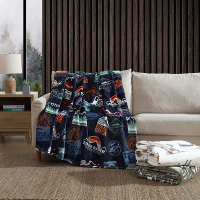 Eddie Bauer Dogs with scarves fleece Blanket