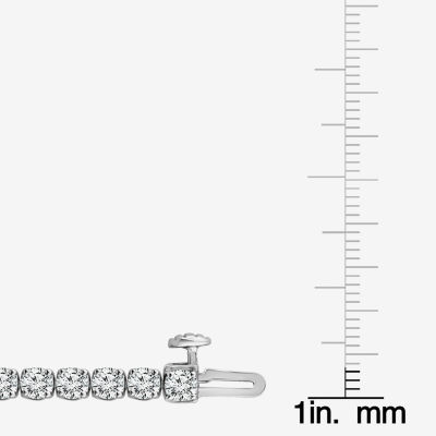 (F, Si2) Womens 2 1/4 CT. T.W. Lab Grown White Diamond 10K White Gold 8 Inch Tennis Bracelet