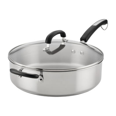 Farberware Stainless Steel 6-qt. Covered Saute Pan