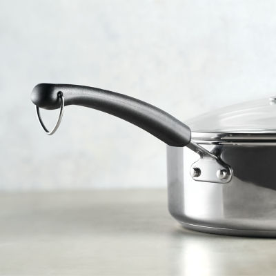 Farberware Stainless Steel 6-qt. Covered Saute Pan
