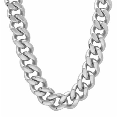 Mens Stainless Steel 24" 9mm Flat Curb Chain Necklace JCPenney