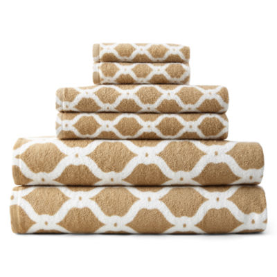 JCPenney Home Ogee Trellis Bath Towel Collection JCPenney   DP0902201617325066M