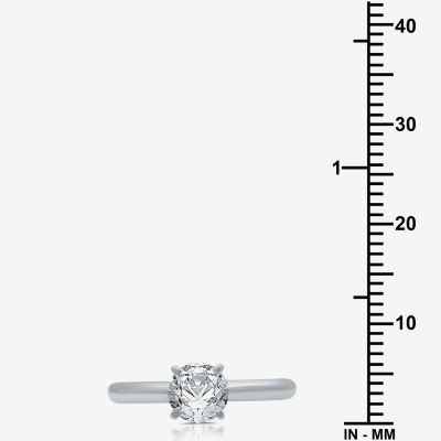 Premier Collection 1 CT. Natural Diamond Round Solitaire Engagement Ring in 14K Gold