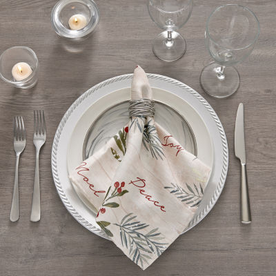 Elrene Home Fashions Holiday Trimmings Set 4-pc. Napkins