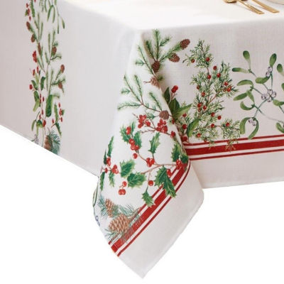 Elrene Home Fashions Winter Berry Tablecloth