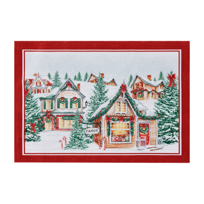 Elrene Home Fashions Storybook Christmas Set 4-pc. Placemat