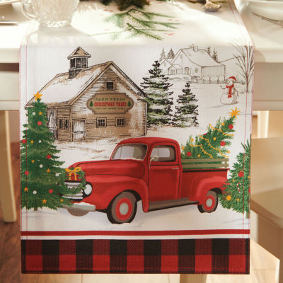 Elrene Home Fashions Vintage Christmas Table Runner