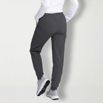 Skechers Skp552 Theory 4-Pocket Mid-Rise Jogger Womens Plus Tall Stretch Fabric Moisture Wicking Scrub Pant