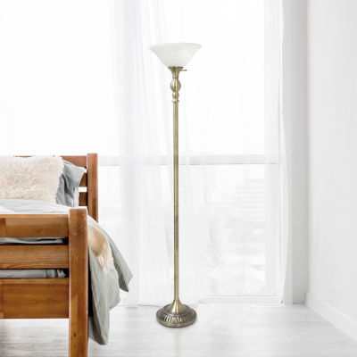 All the Rages Lalia Home Classic 1 Light Torchiere Floor Lamp