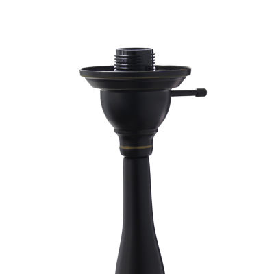 All the Rages Lalia Home Marble Glass Shades With Reading Light Torchiere Floor Lamp