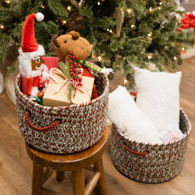 Colonial Mills Tweed Braided Round Basket