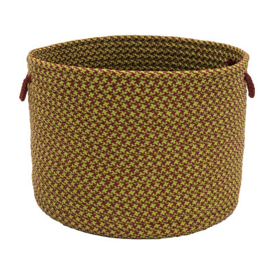 Colonial Mills Holiday Vibes Jumbo Houndstooth Round Basket