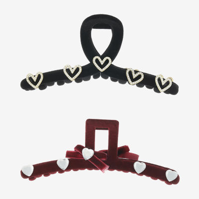 Arizona Heart 2-pc. Hair Clip