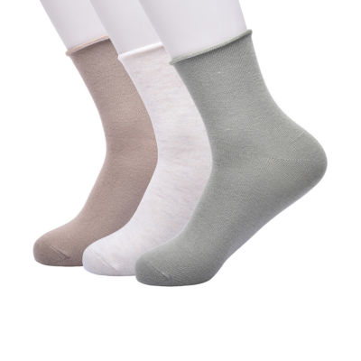 Frye and Co. Shortie Womens 3 Pair Crew Socks