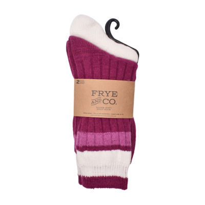 Frye and Co. Supersoft Womens 2 Pair Boot Socks