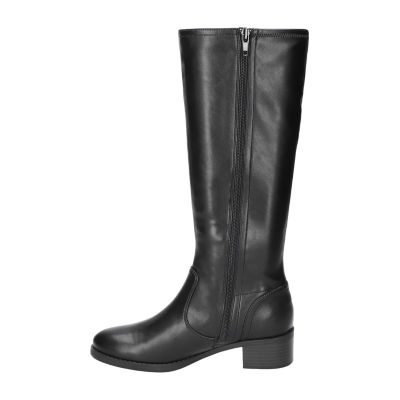 Easy Street Womens Tucker Plus Extra Wide Calf Flat Heel Riding Boots