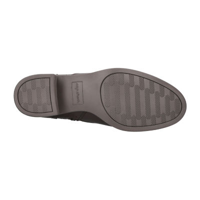 Easy Street Womens Tucker Plus Extra Wide Calf Stacked Heel Riding Boots