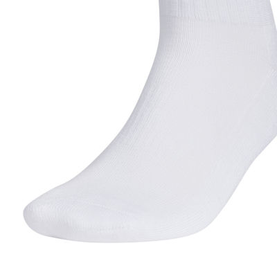 adidas Cushion 6 Pair Quarter Ankle Socks Mens