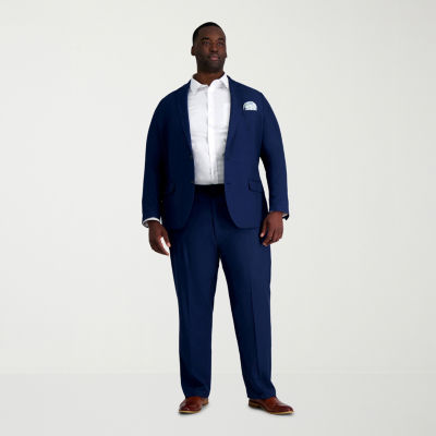 Haggar Smart Wash With Repreve Mens Classic Fit Big and Tall Flat Front Pant