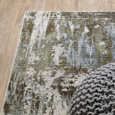 Covington Home Caracas Distressed Abstract 39"X60" Indoor Rectangular Accent Rug