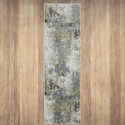 Covington Home Caracas Distressed Stone 27"X90" Indoor Rectangular Runner