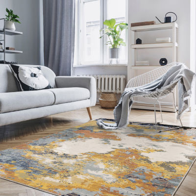 Covington Home Caracas Abstract Patina 39"X60" Indoor Rectangular Accent Rug