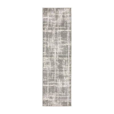 Covington Home Vienna Abstract Etchings 27"X90" Indoor Rectangular Runner