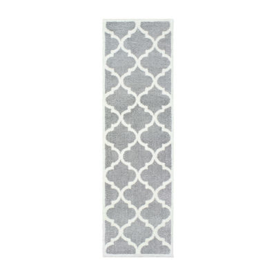 Covington Home Vienna Scalloped Lattice 27"X90" Indoor Rectangular Runner