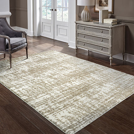 Covington Home Vienna Mottled Abstract Indoor Rectangular Area Rug, One Size, Beige