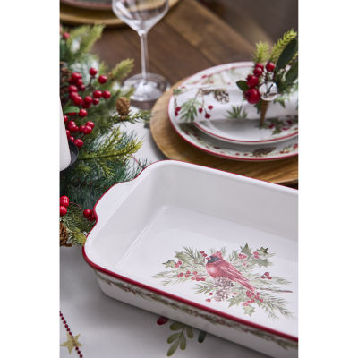 North Pole Trading Co. Holly Berry 2-pc. Baking Dish