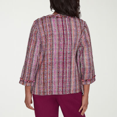 Alfred Dunner Wine Country Lightweight Cropped Jacket