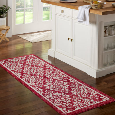 Town And Country Walker Medallion Washable 24" X 72" Indoor Rectangular Runner