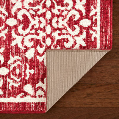 Town And Country Walker Medallion Washable 24" X 72" Indoor Rectangular Runner