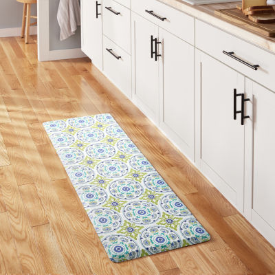 Fiesta Postiano Geometric Indoor Rectangular Kitchen Mat