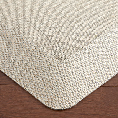 Martha Stewart Mira Air Solid Indoor Rectangular Kitchen Mat