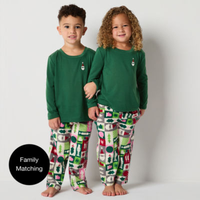 North Pole Trading Co. Toddler Unisex Microfleece 2-pc. Christmas Pajama Set