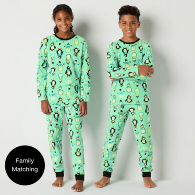 North Pole Trading Co. Little & Big Unisex Microfleece 2-pc. Christmas Pajama Set