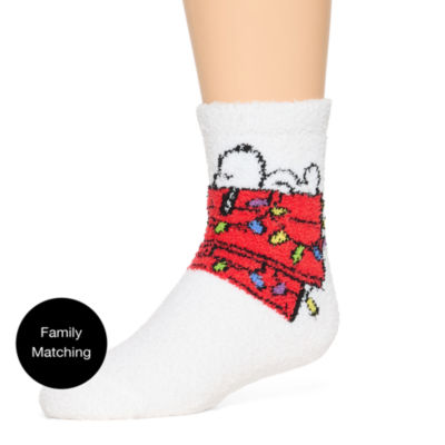 Unisex Adult Peanuts Snoopy 1 Pair Slipper Socks