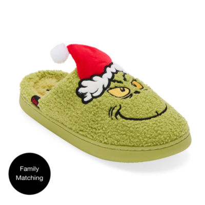 Dr. Seuss Grinch Unisex Adult Slip-On Slippers